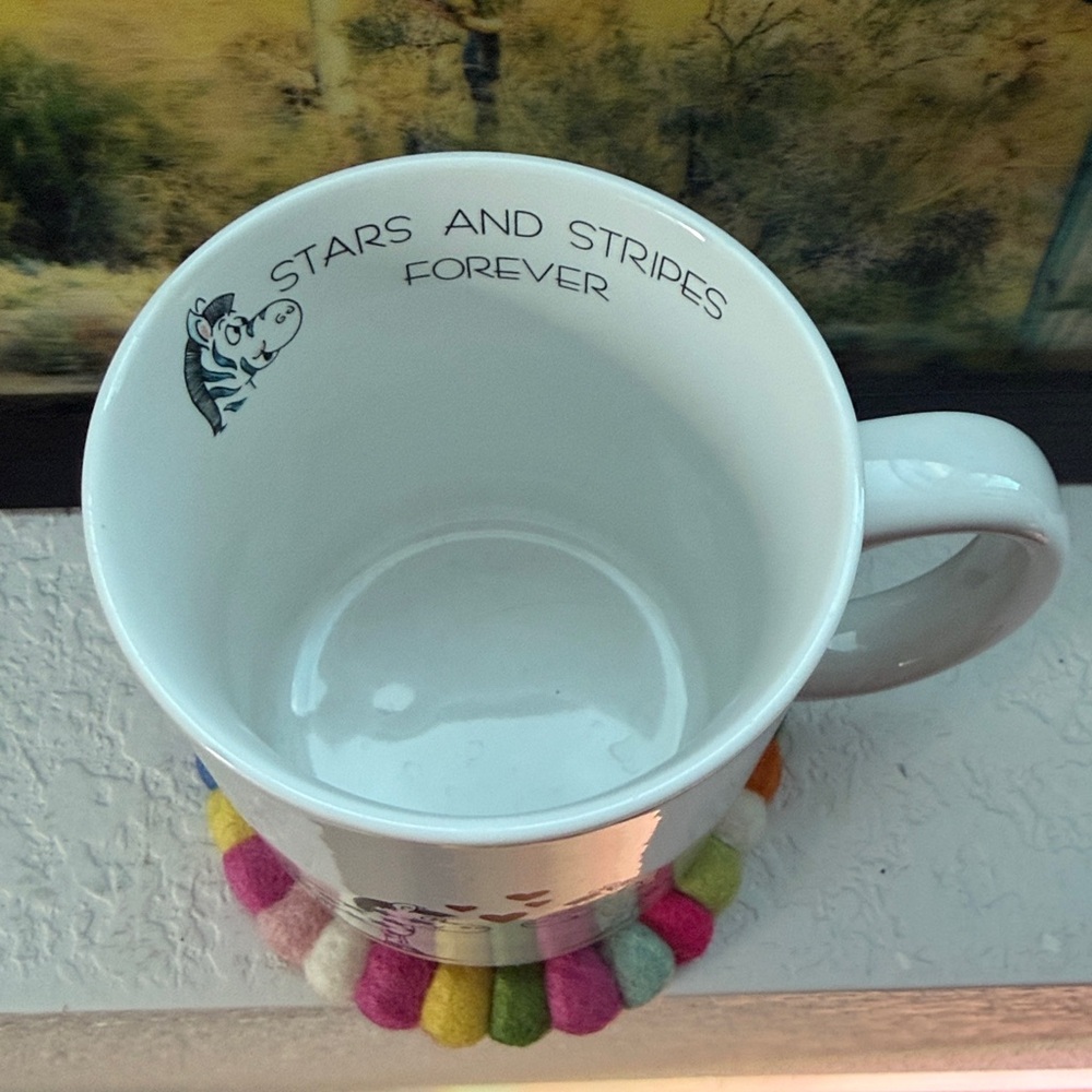 Vintage Zebra Love Mug from Vagabond Creations, made in Japan - Picture 2 of 4